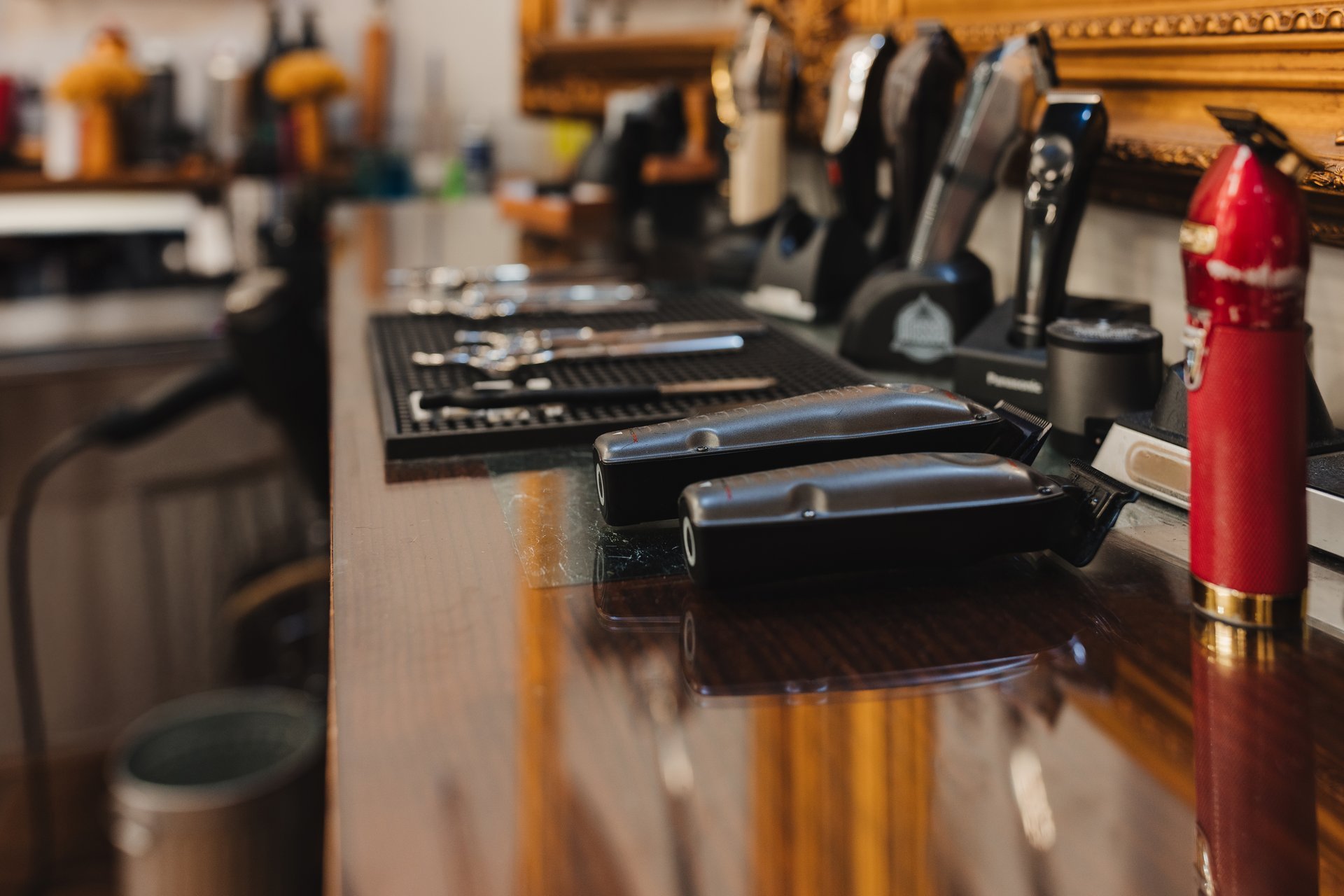 Barbershop interior